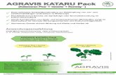 AGRAVIS KATARU Pack · Breit wirksame Herbizidkombination zur Bekämpfung von ein- und zweikeimblättrigen Unkräutern in Winterraps Flexibilität durch Einsatz als Spritzfolge oder
