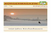 1250 Jahre Kirchanhausen · Nr. 01 - Januar 2018 BÜRGERMAGAZIN Bekanntmachungen des Marktes Kinding in der Altmühl-Jura-Region KINDING 1250 Jahre Kirchanhausen Bild: byritchie.com