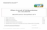 Plan Local d'Urbanisme · PLU Saubion Règlement – Modification simplifiée n°5 – Novembre 2018 5 Entre la mise en révision d'un plan local d'urbanisme et l'approbation de cette