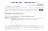 Télécharger EPIDATA Analysis 2 · sur setupepidatastat.exe pour décompresser et installer Epidata Analysis . Suivez les instructions : choisissez « User » pour choisir où mettre
