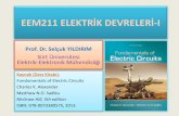 EEM ELEKTRİK DEVRELERİ -Immf.siirt.edu.tr/dosya/personel/2016317125838485.pdf · • Elektrik devreleri, birçok elektrik sisteminde farklı görevleri yerine getirmek için kullanılırlar.