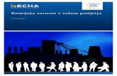 Kemijska varnost v vašem podjetju - Homepage - ECHA · poslovanje. Po prometu manjša podjetja najredkeje menijo, da morajo upoštevati uredbo REACH. To pomeni tveganje dajanja v