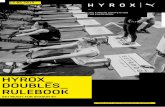 HYROX DOUBLES RULEBOOK · „DOUBLE Anmelden“ registrieren und die gewünschte Division auswählen. ¹ Aus Gründen der besseren Lesbarkeit wird auf die gleichzeitige Verwendung