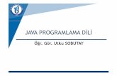 JAVA PROGRAMLAMA DİLİ - Bartın Üniversitesimyo.bartin.edu.tr/usobutay/ntp/2_hafta_java_programlama...• Java Programlama Diline Giriş • Java Platform Çeşitleri • Java’nın