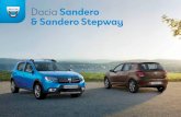 Dacia Sandero & Sandero Stepway - matijevic.ba · Dacia Sandero Stepway već na prvi pogled jasno razotkriva svoj karakter. Krasi ga ... automobilu daju još dinamičniji i suvremeniji