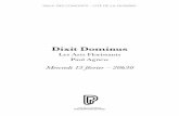 Dixit Dominus - Philharmonie de Paris · 2019-02-08 · Dixit Dominus est emblématique. Le Dixit Dominus de Haendel est une œuvre d’une intensité expressive hors normes, qui