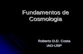 Fundamentos de Cosmologia - USP · •A relatividade geral: afinal, uma ferramenta para a Cosmologia Física •Edwin Hubble e a distância de Andrômeda A ExpansA Expansããão do