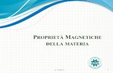 PROPRIETÀ MAGNETICHE DELLA MATERIApugliese/index_file/aa_2012_propriet...Ciclo di isteresi G. Pugliese "19 Studiando il comportamento del campo magnetico in funzione di H: Isteresi