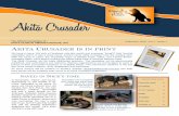 Akita Crusaderakitaclubrescuefund.org/.../2018/05/ACAR-AC-2018-02.pdf · 2018-05-17 · Akita Crusader The official newsletter of AKITA CLUB OF AMERICA RESCUE, INC February 2018 Vol
