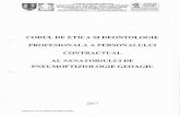 rJ L .- SANATORIULDE PNEUMOFTIZIOLOGIE GEOAGIU :.~ de etica.pdf · CODUL DE ETICA SI DEONTOLOGIE PROFESIONALA A PE·RSONALULUI CONTRACTUAL AL SANATORIULUI DE PNEUMOFTIZIOLOGIE GEOAGIU