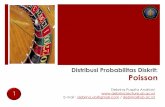 Distribusi Probabilitas Diskrit: Poissondebrina.lecture.ub.ac.id/files/2016/09/7-Distribusi-Diskrit-Poisson.pdf · Pendekatan Binomial – Poisson Distribusi Poisson 21/10/16 2 .