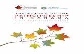association canadienne des directeurs d'école · association canadienne des directeurs d'école THE FUTURE OF THE PRINCIPALSHIP IN CANADA ... study goes to press and conducted by