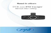 DVR auto PNI Voyager S3 full HD 1080pdownload.mo.ro/public/User-Manual/1494/manual-dvr-auto...Pentru primele 3 utilizati ale DVR-ului auto, va rugam sa incarcati bateria timp de 12h