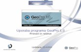 Primeri in rešitve178.172.26.133/isg/gradivo_perm_izo_GEOPRO.pdf · Geodetski program GeoPro • Razmeroma nov geodetski program, na tržišču od začetka leta 2009 • Danes program