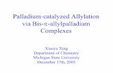 Palladium-catalyzed Allylation via Bis-π-allylpalladium Complexes · 2004-03-31 · Outline. Palladium-catalyzed Allylation via Mono-π-allylpalladium Complexes (Tsuji-Trost-type