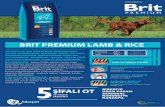 BRIT PREMIUM LAMB & RICE - Amazon S3...brit premium lamb & rice alerjİ ya da sİndİrİm sorunlari olan kÖpekler İÇİndİr. derİ ve tÜy sorunlarinin Önlenmesİ İÇİn de uygundur.