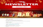 Newsletter - TMA Solutions · em TMA, bãi giữ xe ngoài trời tại Lab 6 đã hoàn thành và đã chính thức được đưa vào sử dụng từ ngày thứ 2 – 23/01/2016.