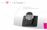 T-Sinus 211 Bedienungsanleitung - Deutsche Telekom...T-Sinus 211 Willkommen Herzlichen Glückwunsch, dass Sie sich für das T-Sinus 211 der Deutschen Telekom, T-Com entschieden haben.