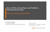 How to Write A Good Paper and Publish in International ...library.md.chula.ac.th/guide/ThomsonReuters25Nov2015.pdf · How to Write A Good Paper and Publish in International Journals