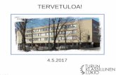 TERVETULOA! - Turku · KEVÄT 2017 •Tutkinto on suoritettava enintään kolmena perättäisenä tutkintokertana •YO-kokeet voi aloittaa aikaisintaan toisen vuoden keväällä