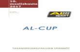 AL-CUP - Autoliitto · Mittarit: Kaikki mekaaniset tai sähköiset matkan- ja ajanmittauslaitteet, taulukot ja laskimet ovat sallittuja, myös GPS pohjaiset. Kaikenlaiset tietoliikenneyhteydet