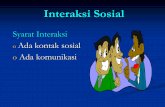 Interaksi Sosialocw.usu.ac.id/course/download/1129-PSIKOLOGI-KOMUNIKASI/...individu mencocokkan pengalaman dg lingkungan dg apa yg dipahaminya tentang lingkungan. Cth : ketemu orang