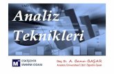 Analiz Teknikleri - esmmmo.orgFinansal Tablolar Analizi Yard. Doç. Dr. Arman A. Karagül 11 Ocak 2012 Analiz ... mali tablolar büyük rakamlar yerine yüzdelerle ifade edilir. ...