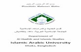 Department of Al-Hadith and Islamic Studies Islamic …...Department of Al Hadith and Islamic Studies IAU Syllabus for One year Kamil M.A [Islamic Arabic University] 4 Islamic Arabic