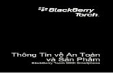 BlackBerry Torch 9800 Smartphone - Thông Tin về An Toàn và ... Torch 9800/2012... · Không vứt điện thoại BlackBerry hoặc pin lithium-ion vào lửa. Hãy vứt bỏ
