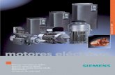 Cat motores Siemens · Cálculo de ahorro de ... Armazones 143T a 256T en 2 y 4 Polos Totalmente cerrados con ventilación ... Los motores con armazones 440T tienen baleros de rodillos