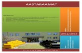 AASTARAAMAT - hariduskeskus · 2017-12-04 · AASTARAAMAT 2012/2013 Lk 6 Igas aastas on ikka ka oma „pipratera ^. Sellele aastale lisas vürtsi ühe endise õpilase pommiähvardus