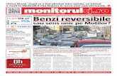 Monitorul ediție de Arieș Benzi reversibile · octombrie 2016, i-a fost expe-diat răspunsul petentului, iar situaţia sa va ﬁ analizată în data de 13 octombrie 2016. Administraţia