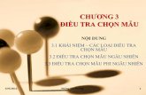 CHƯƠNG 3 ĐIỀU TRA CHỌN MẪUqui.edu.vn/uploads/news/2013_04/chuong-3-dieu-tra-chon-mau.pdf · CHƯƠNG 3 ĐIỀU TRA CHỌN MẪU
