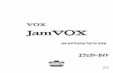 JamVOX Effect guide - KorgGAINコントロール: マスター・ボリュームが搭載されていないAC15、AC15TB、AC30、AC30TB、UK BLUES、UK 68P、BLACK 2×12、TWEED 1×12、TWEED