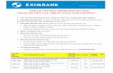 THỂ LỆ CHƯƠNG TRÌNH KHUYẾN MẠI Ố LIỀN TAY, TRÚNG … · 2012-09-25 · thực hiện tại Trụ sở chính của Eximbank - Kết quả của lễ quay số xác