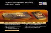 Lovibond Water Testing · Lovibond® Water Testing Tintometer® Group Photometer-System MD 100 / MD 200 DE GB FR IT ES Zusatz-Funktionen Additional features Fonctions supplémentaires
