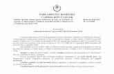 PARLAMENTUL ROMÂNIEI CAMERA DEPUTAŢ cod de... · 2010-06-23 · PARLAMENTUL ROMÂNIEI CAMERA DEPUTAŢILOR Comisia specială comună pentru dezbaterea în fond, în procedură de