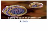 LIPIDI - ucg.ac.me · Apo CII aktivira LPL – hidroliza TG, smanjuje se veličina ... •ABCA1 (ATP binding kasetni transportni protein) olakšava prenos holesterola iz ćelije na