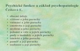 Psychické funkce a základ psychopatologiepsychiatrie.med.muni.cz/res/file/Psychopatologie_prezentace.pdf · orientace autopsychická - vlastní osobou orientace alopsychická -