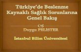 Türkiye’de Beslenme Kaynaklı Sağlık Sorunlarına Genel Bakış...Gazi Üniversitesi tarafından 2011 yılında yürütülen, 6-17 aylık çocuklarda ve annelerinde D vitamini