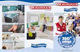 kupaonski pribor 360° - BAUHAUS HrvatskaEvo kako: Savjetovanje Planiranje Demontaža Ugradnja Primopredaja Naša jedinstvena usluga 360° omogućuje opremanje i uređenje kupaonice,