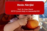 Besin alerjisinde sık yapılan Prof Dr. Esen Demir EÜTF Çocuk Alerji ve immunoloji ... · 2015-04-14 · Besin alerjisinde sık yapılan hatalar Prof Dr Esen demir Ege Çocuk İmmunoloji
