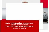 SEYDİŞEHİR ADALET KOMİSYONU (2017 YILI … raporu.pdfbinası Seydişehir/KONYA Cumhuriyet Başsavcılığı, Asliye Hukuk Mahkemesi, Sulh Hukuk Mahkemesi, Sulh Ceza Hakimliği,