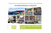 FERNANDOFADER FERNANDO FADER · 2018-02-26 · Seminario de Ingreso – Tecnicatura de Artes Visuales y Diseño– Escuela Superior de Artes “Fernando Fader” – Página 3 Luego
