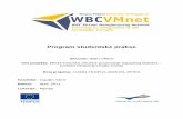 Program studentske prakse - WBC-VMnet prakse/Podgorica/Admir_Ciguljin/Admir...1. Upoznavanje sa organizacijom preduze ća tj radne organizacije 2. Primjena HTZ opreme 3. Upoznavanje