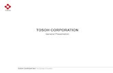 General Presentation - Tosoh Library/Tosoh/About/PDFs...유기화학 생명과학 제품 신소재 엔지니어링 수처리 건설 Tosoh 의 참여시장 – 화학 및 석유화학,
