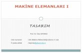 MAKİNE ELEMANLARI I - Atatürk Üniversitesimuhserv.atauni.edu.tr/makine/ikaymaz/makel/lecture_notes/DERS_NOTU_1... · Mil-göbek Pim-perno Çözülemeyen Kaynak Lehim Perçin Yapıtırıcı
