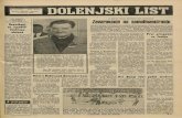 DOLENJSKo XVII I LIST 17. marca 1966 OB SMRTI DUŠANA K ... · 11. marca je kazenski senat pe torice, ki mu je predsedoval pred sednik celjskega okrožnega sodi šča Drago Markovič,
