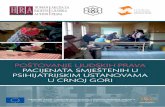 POŠTOVANJE LJUDSKIH PRAVA PACIJENATA · Poštovanje ljudskih prava pacijenata smještenih u psihijatrijskim ustanovama u Crnoj Gori 2.6. Zaštita prava na slobodu i lični integritet