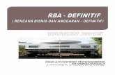 ii · RBA Definitif Tahun Anggaran 2019 RSUD dr.R.Goeteng Taroenadibrata Purbalingga ii RINGKASAN EKSEKUTIF Pola Pengelolaan Keuangan Badan Layanan Umum Daerah (P PK-BLUD) merupakan